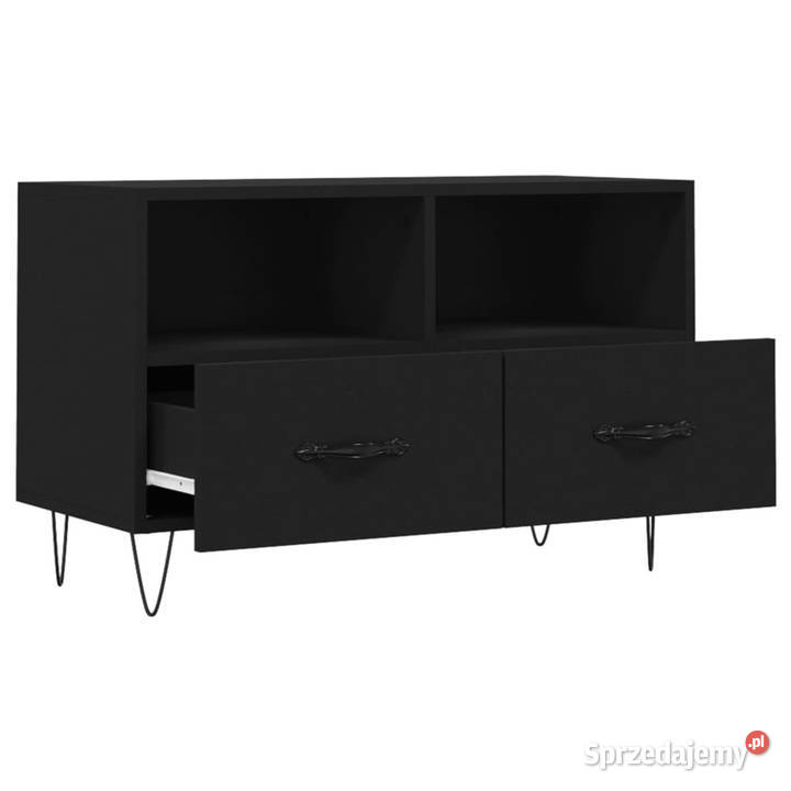 Szafka pod TV czarna 80x36x50 materiał sprzedam