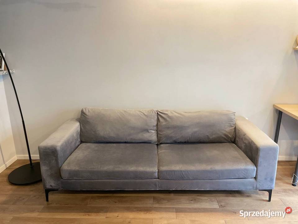 Sofa Beliani jasnoszara wygodna i w świetnym śląskie Katowice