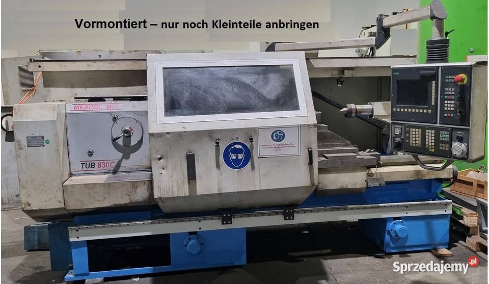 Tokarka TUB 830 CNC śląskie Poręba