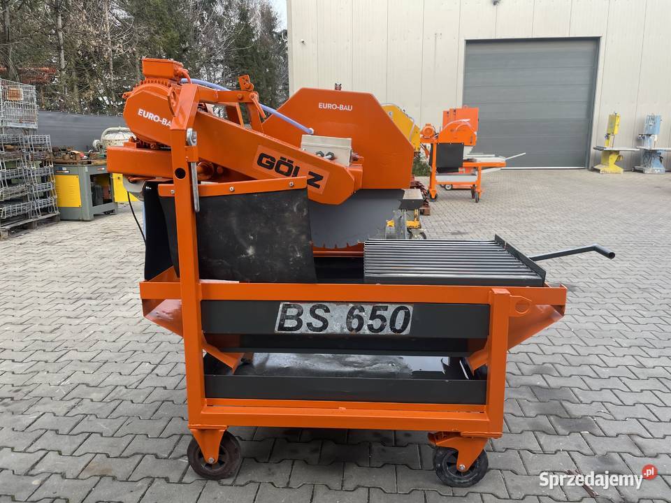 Piła przecinarka stolikowa GOLZ BS 650 do cegieł Ślesin