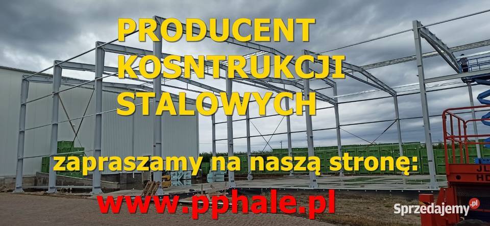 Konstrukcja Stalowa 6x6 m Hala Wiata Garaż łódzkie
