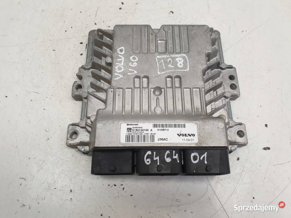 Volvo V60 16 D2 STEROWNIK SILNIKA komputer lubelskie Chełm