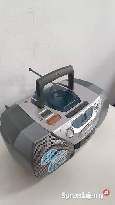 PHILIPS AZ1040 Radioodtwarzacz kasetowy z CD Poznań
