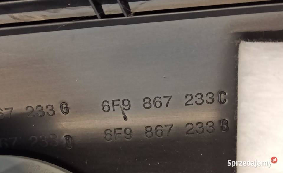 SEAT ARONA OSŁONA POSZYCIE SŁUPKA LEWA 6F9867233