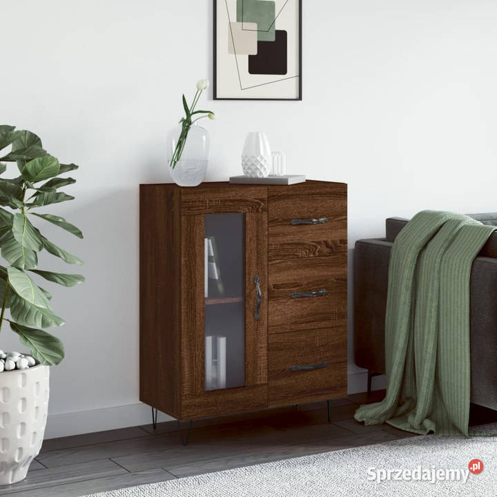 Szafka brązowy dąb 695x34x90 materiał Warszawa