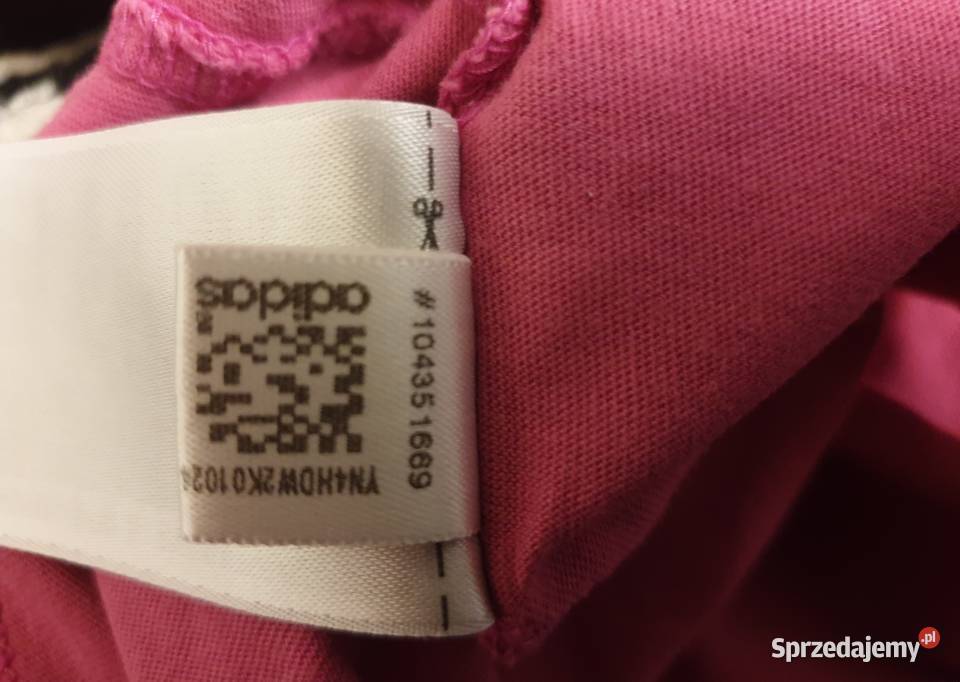 Różowy damski podkoszulek Tshirt Adidas rozmiar Topy i koszulki małopolskie Kraków sprzedam