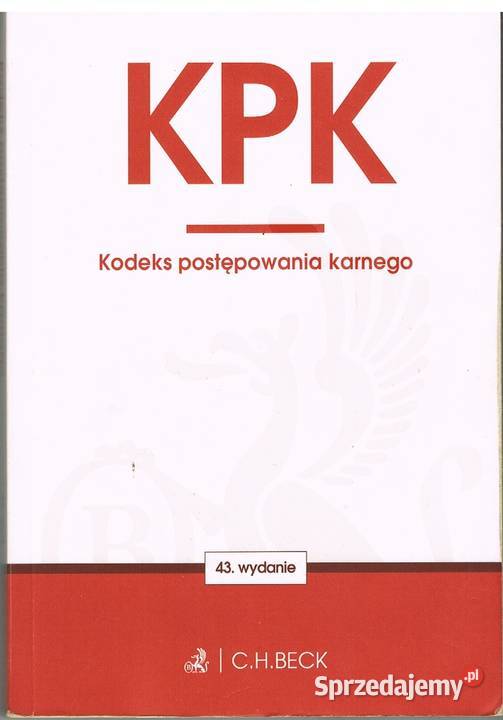 KPK Kodeks postępowania karnego Książki naukowe i popularnonaukowe Rumia