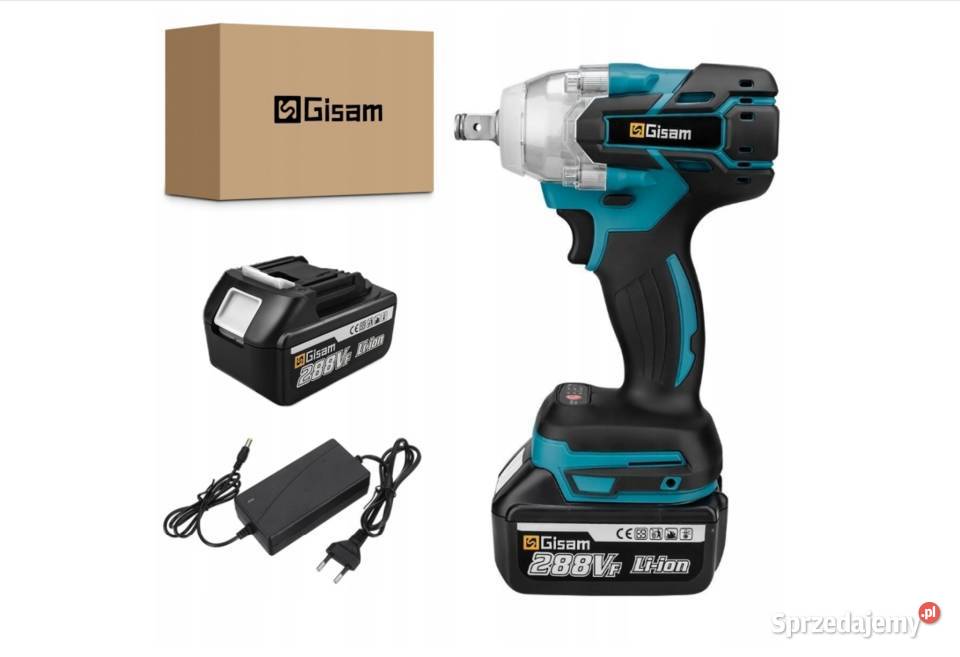 Zakrętarka udarowa 18V 500 Nm komplet aku Zestawy elektronarzędzi Gdańsk