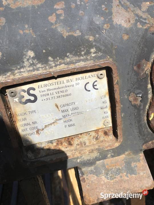 Łyżka Ażurowa 2w1 Eurosteel 243 15 m3 sprzedam