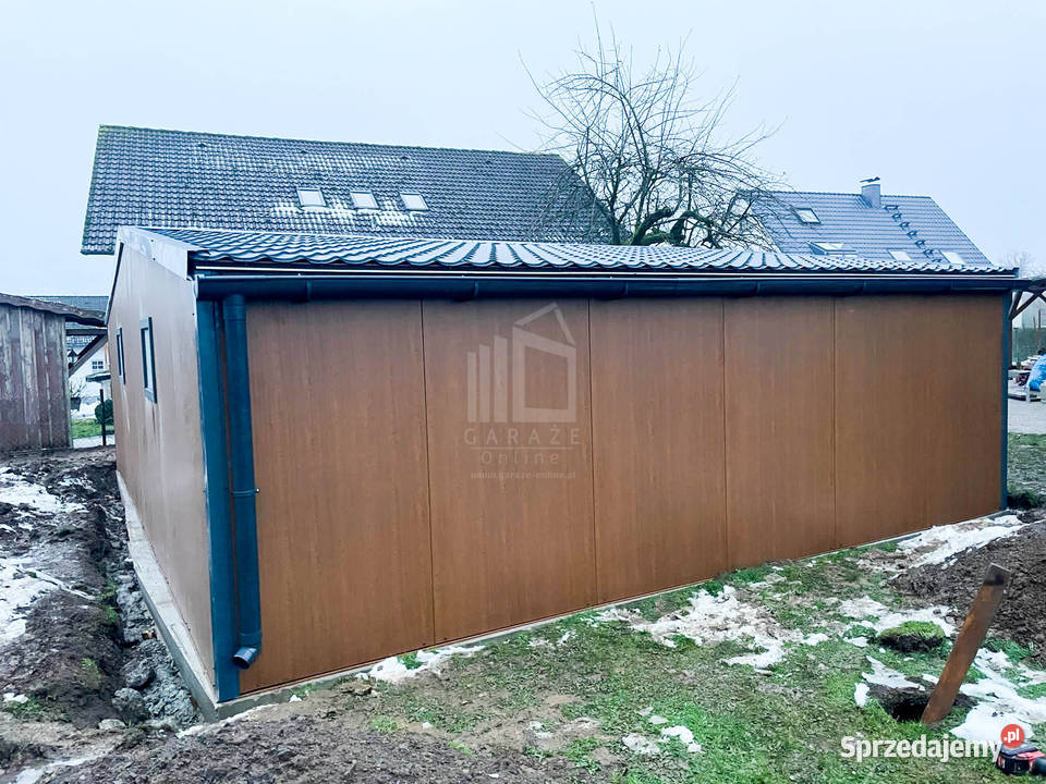 Garaż Ocieplany Płyta Warstwowa 9x6 2x Brama 2x 1218zł/m2 wielkopolskie