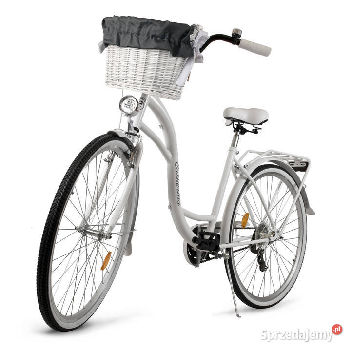 ROWER DAMSKI BIAŁY MIEJSKI 26 SHIMANO DAMKA KOSZ Skawina