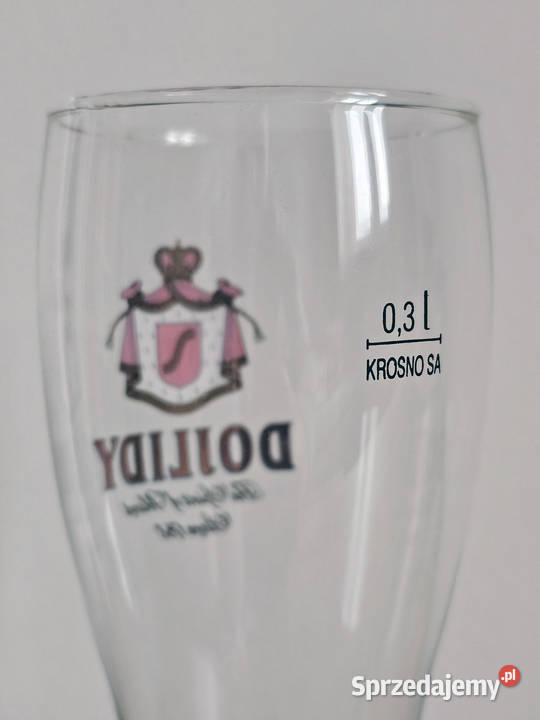 szklanki pokal kufel piwo Dojlidy 300 ml podkarpackie Krosno