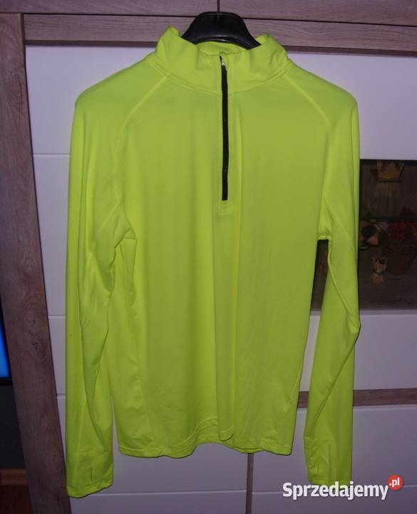 Sportowa limonkowa neonowa Bluza JNowa rMXL długi Rawicz