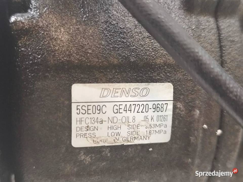 SPRĘŻARKA KLIMATYZACJI GE4472209687 15 D Rok produkcji 2005