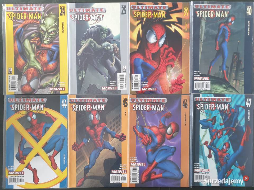 Ultimate SpiderMan kolekcja 49 komiksów Marvel kredowy papier  Gdynia sprzedam