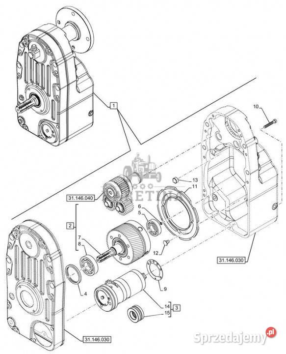 Holland T6070 Pompa hydrauliczna gear 3520 cc wielkopolskie Jastrzębniki