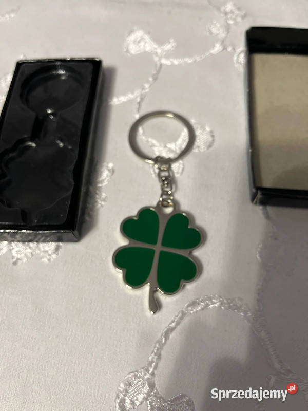 Brelok do kluczy czterolistna koniczna Bielsko-Biała