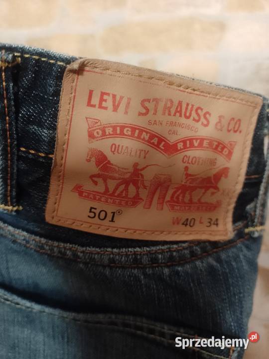 Levis 501W40L34 Dżinsy jeansy jeansowe spodnie