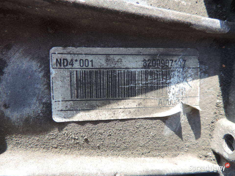 RENAULT MEGANE III 19 DCI SKRZYNIA BIEGÓW ND4001 Nowy Sącz