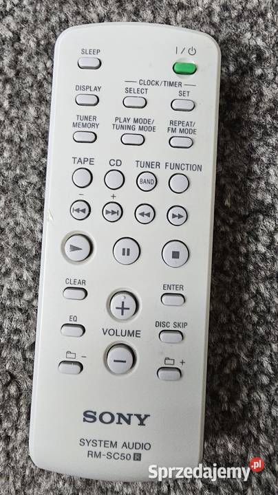 Pilot Sony audio RMSC50 sprawny wysyłka 0 Kraków sprzedam