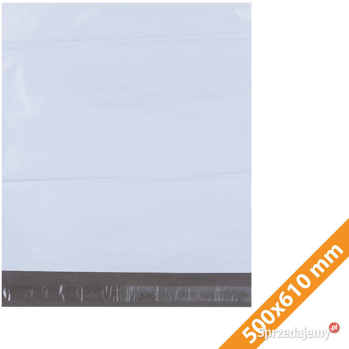Foliopaki Białe 500x610 mm 100 LDPE Wodoodporne Ludźmierz