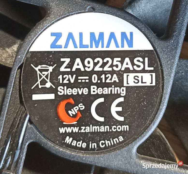 wentylator Zalman 9225ASL 92mm wysyłka