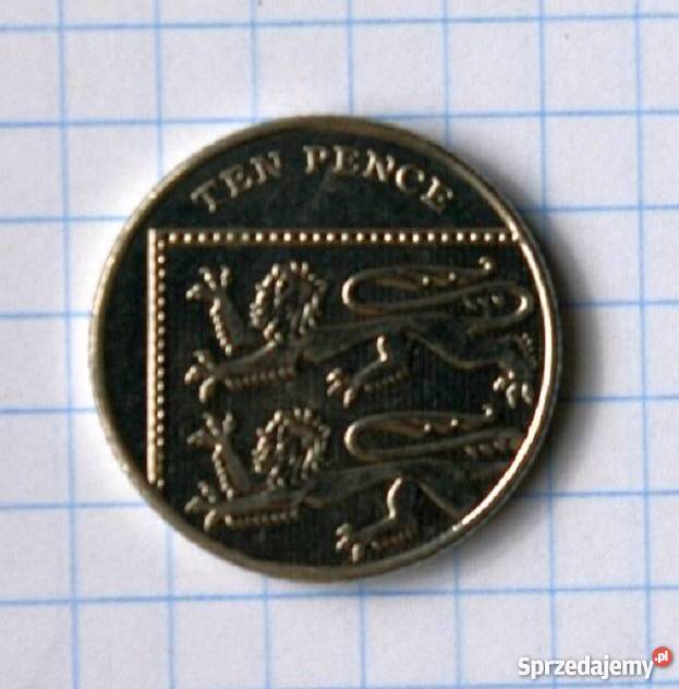 10 PENSÓW TEN PENCE 2013 WIELKA BRYTANIA Piszczac sprzedam