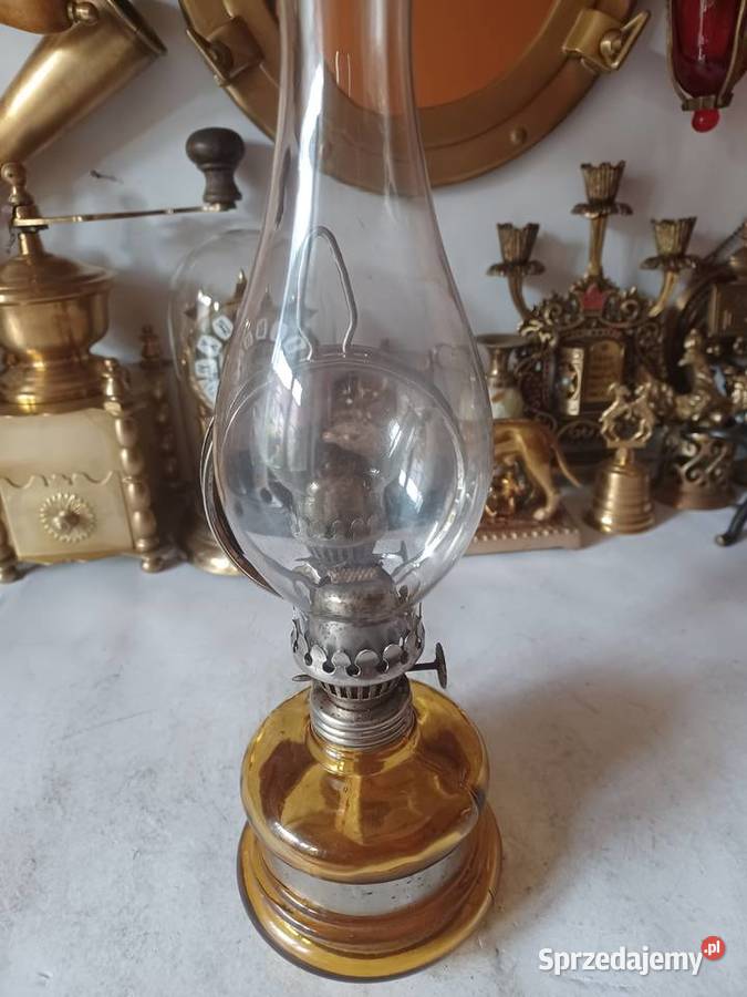 Piękna lampa naftowa PRL Kolekcja Poznań sprzedam
