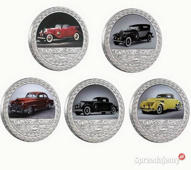 Zestaw kolekcjonerskich medali monet z Warszawa