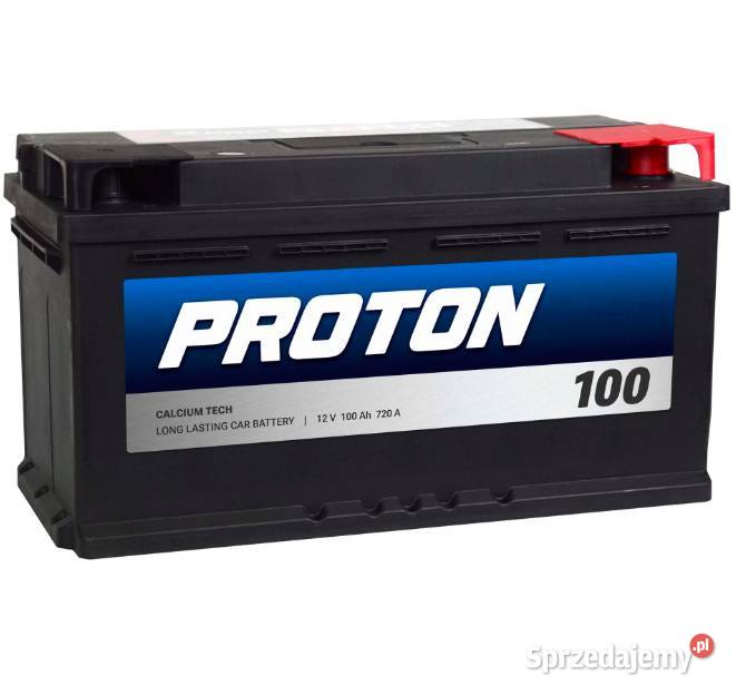 Akumulator PROTON 100Ah 720A EN PRAWY PLUS Akumulatory Nowy Dwór Gdański