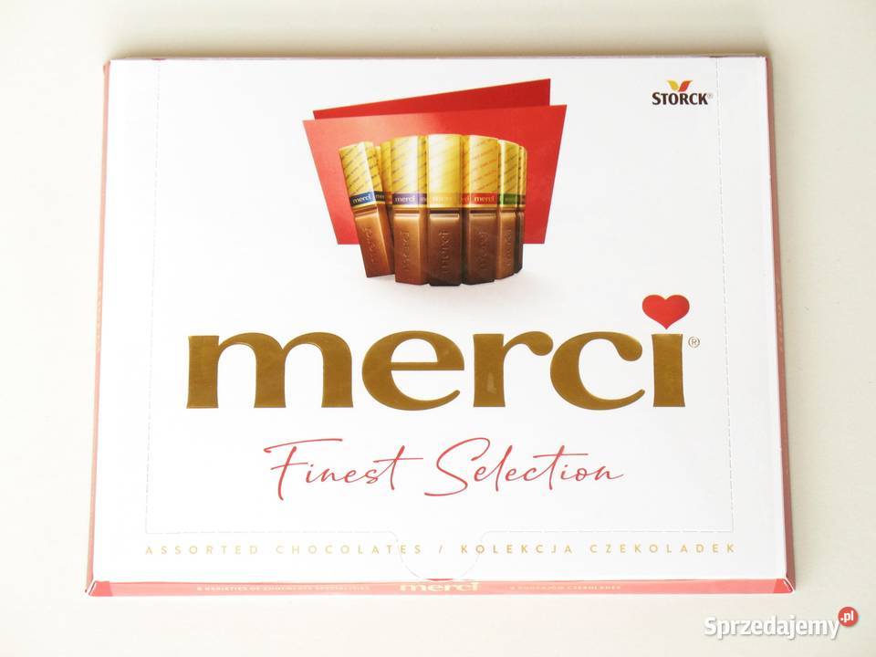 Merci kolekcja czekoladek bombonierka 250g małopolskie Kraków sprzedam