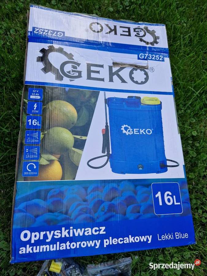 Opryskiwacz akumulatorowy plecakowy GEKO 16 Głogowa