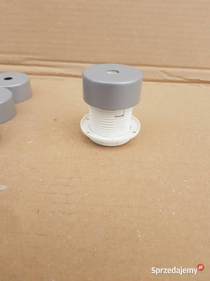 Podkładka pod oprawkę E27 podparcie klosza SZARA