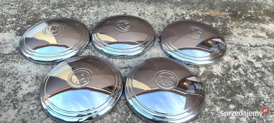 ŁADNE KOŁPAKI DEKLE CHROM SKODA 120 GLS 105 120L Świdnica