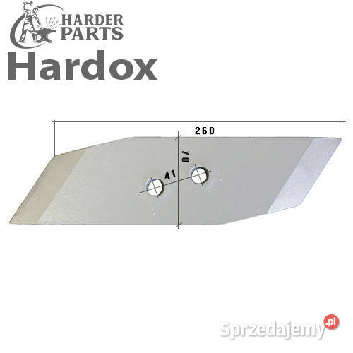 Dłuto 100hektarów HARDOX części do pługa FENET nieuszkodzony