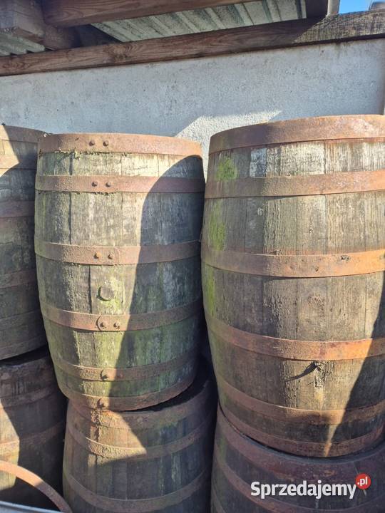 Dębowe beczki whisky mokre wielkopolskie Ołobok