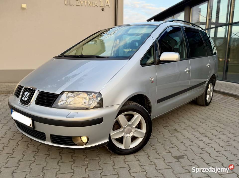 Śliczny 7 osobowy Seat Alhambra 140 immobilizer Radomsko