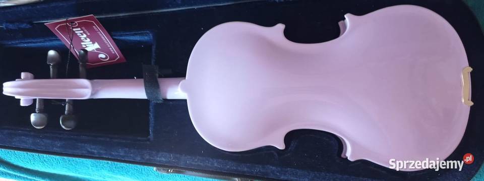 Skrzypce róż fiolet pastelowe dziewczynki 14 z podkarpackie Tyczyn sprzedam