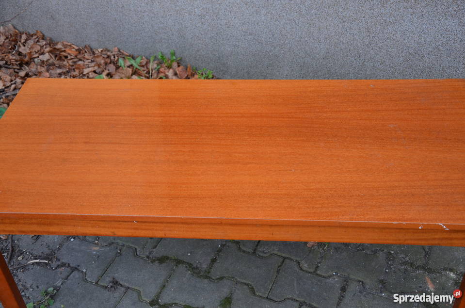 Ława rozkładana Stlik kawowy Stylowe Meble PRL 50cm Gliwice