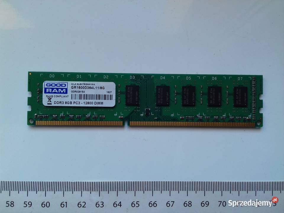GoodRam DDR3 8GB PC3 12800 1600Mhz CL11 Sprawna Bydgoszcz sprzedam