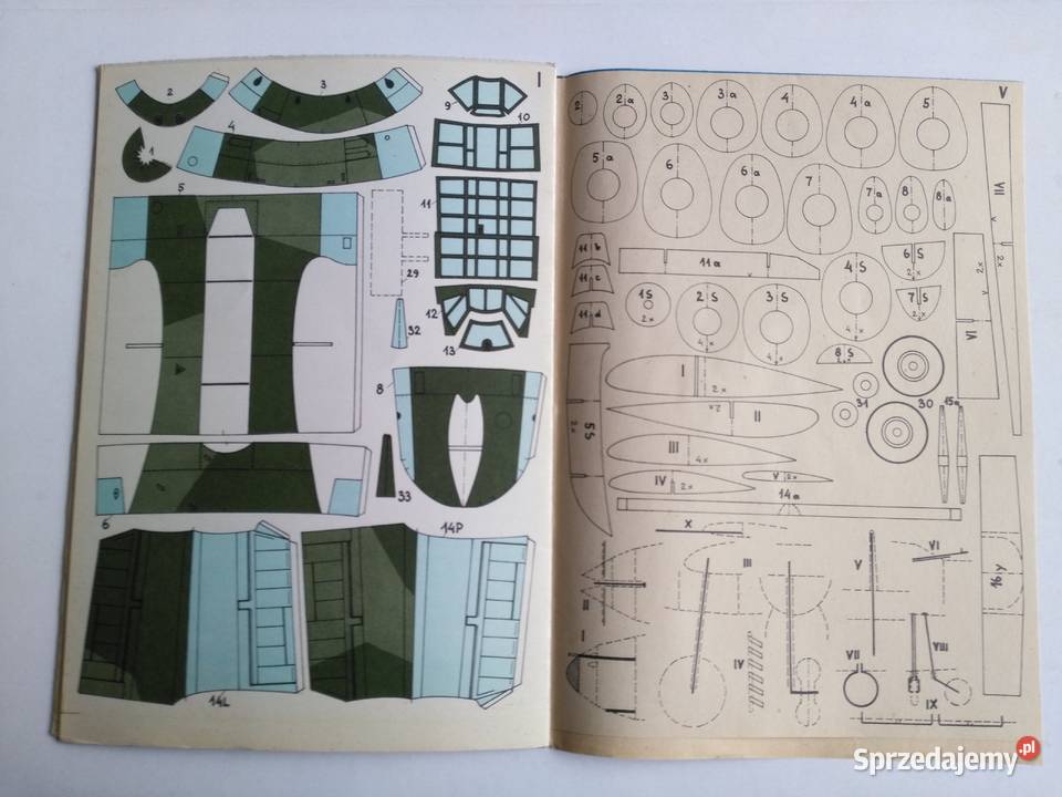 Mały Modelarz 71991 ciężki samolot myśliwski Me Dąbrowa Górnicza