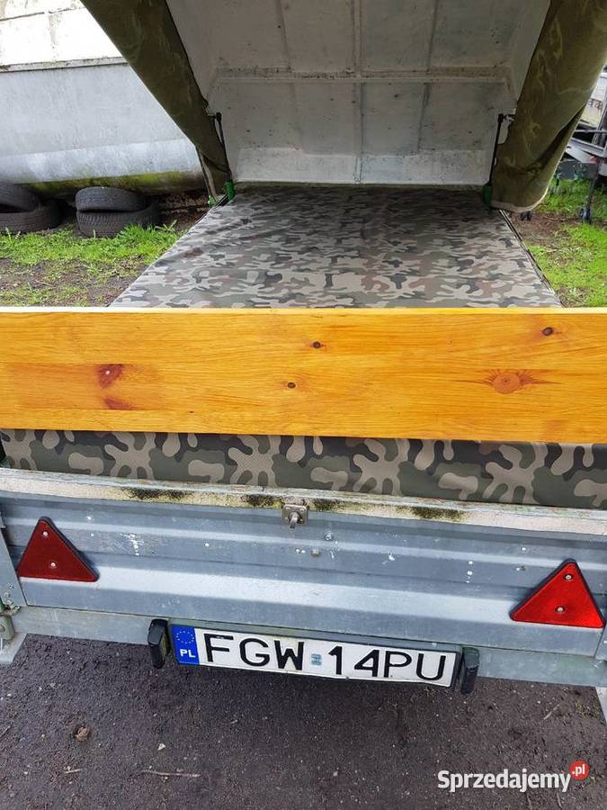 Wędkarskarekreacyjna zabudowa przyczepy sprzedam