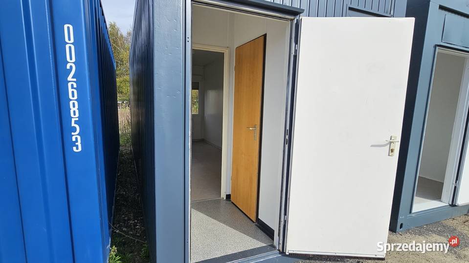 Kontener Pawilon SocjalnoBiurowy 6m używany Warlubie