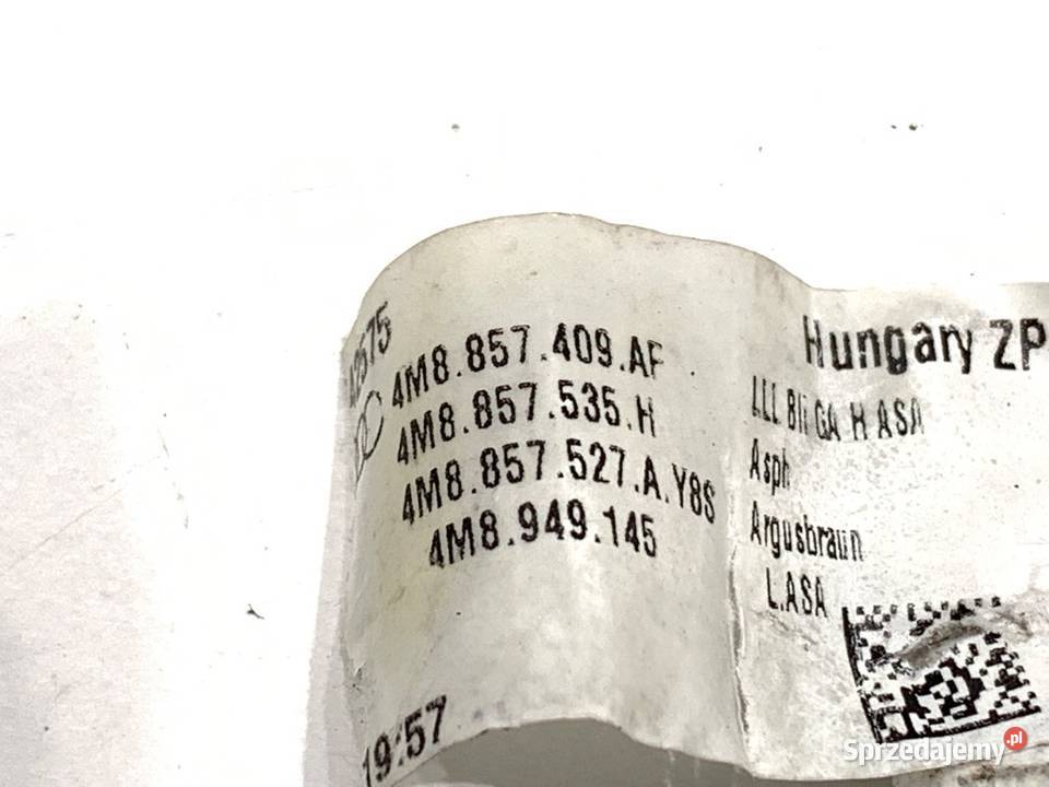 LUSTERKO LEWY AUDI Q8 SUV Argusbraun metallic