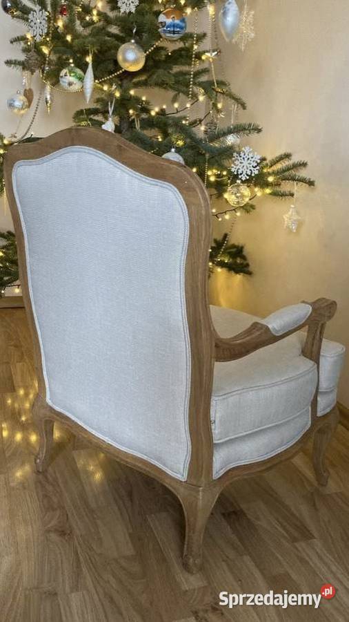 Fotel ludwikowski dębowy Wilczyn