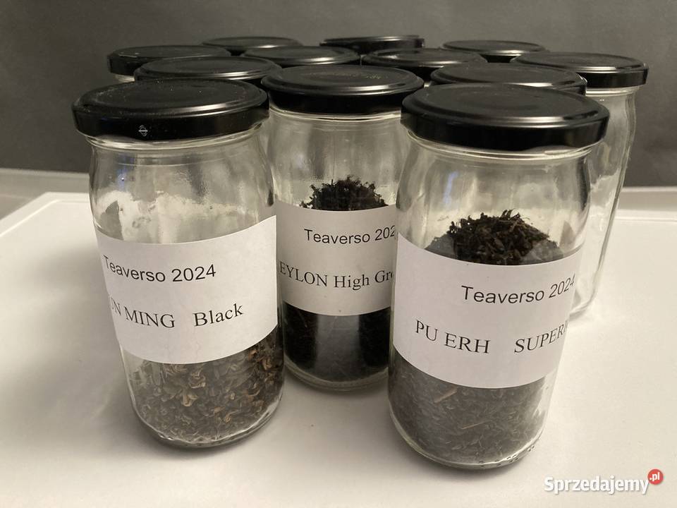 12 słoiczków na herbaty liściaste Pułtusk