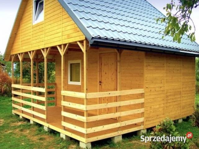 Domek całoroczny letniskowy drewniany z Korczyna