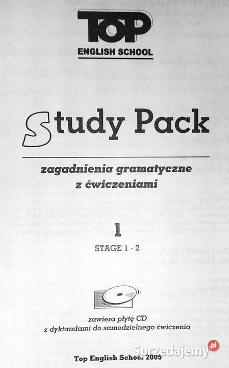 Study Pack 1 Stage 12 Zagadnienia gramatyczne z