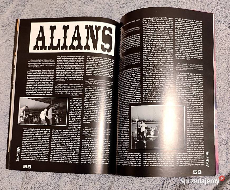 Arlezine 1 2000 Fanzine punk hardcore reggae ska śląskie