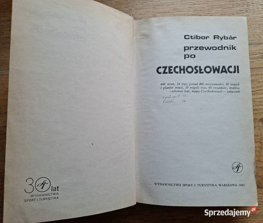 Przewodnik Czechosłowacji Cibor Rybar Kraków